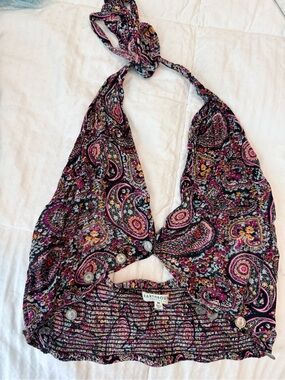 EARTHBOUND Multicolor Halter Top